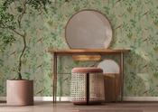 Esselle Hill Top Garden Sage Green Wallpaper image