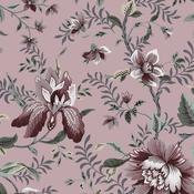 Laura Ashley Edita's Garden Pale Blackberry Wallpaper image