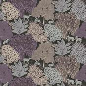 Laura Ashley Garwood Grove Violet Grey Wallpaper
