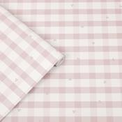 Laura Ashley Gingham Pale Amethyst Purple Wallpaper image