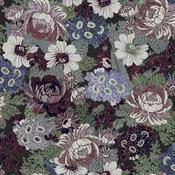 Laura Ashley Honnington Peonies Blackberry Purple Wallpaper image