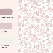 Laura Ashley Shepherd's Purse Dark Blush Wallpaper image