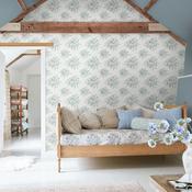 Shabby Chic by Rachel Ashwell Rose Blossom Teal wallpaper image