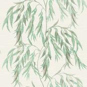 Arthouse Willow Tree White and Green Wallpaper image