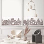 Woodchip &amp; Magnolia Heaton Border - Blush