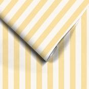Woodchip &amp; Magnolia Jockey Stripe Mellow Yellow Wallpaper image