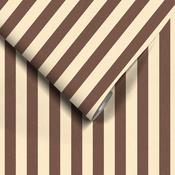 Woodchip &amp; Magnolia Jockey Stripe Neapolitan Wallpaper image