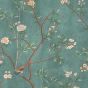 Woodchip &amp; Magnolia Onism Emerald Wallpaper