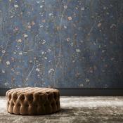 Woodchip &amp; Magnolia Onism Winter Blue Wallpaper