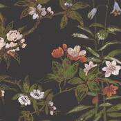 Woodchip &amp; Magnolia Rivington Black Wallpaper