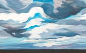 Casadeco Cirrus Cloud Blue Wall Mural Small