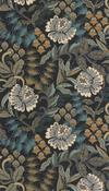 Casadeco Derby Bloomsbury - Noir Reglisse Wallpaper image