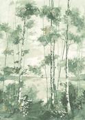 Casadeco Eucalyptus Foret Boreale Vert Wall Mural Medium