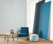 Casadeco SO Color 5 Canevas - Plain Blue Wallpaper image