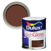 Dulux High Gloss Wood & Metal - Teak Paint - 750ml