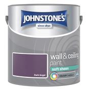 Johnstone's Wall and Ceiling Soft Sheen Paint - Dark Angel - 2.5L
