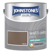 Johnstone's Wall and Ceiling Soft Sheen Paint - Mocha - 2.5L