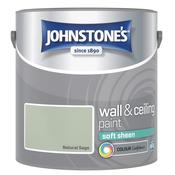 Johnstone's Wall and Ceiling Soft Sheen Paint - Natural Sage - 2.5L