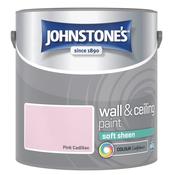 Johnstone's Wall and Ceiling Soft Sheen Paint - Pink Cadillac - 2.5L