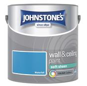 Johnstone's Wall and Ceiling Soft Sheen Paint - Waterfall - 2.5L