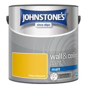 Johnstone's Wall and Ceiling Soft Sheen Paint - Yellow Diamond - 2.5L