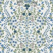 Joules Symmetrical Trellis Ditsy Creme Wallpaper image