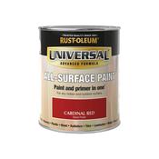 Rust-Oleum Universal All Surface Paint Gloss Finish- Cardinal Red - 750ml
