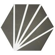 Meraki Negro Porcelain Tile 19.8 x 22.8cm