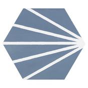 Meraki Azul Porcelain Tile 19.8 x 22.8cm