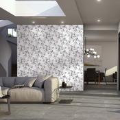 Deco Black &amp; White Porcelain Tile 49.1cm x 98.2cm