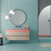 Croma Blue Porcelain Tile 49.1 x 98.2cm