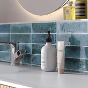 Jazba Turquoise Porcelain Tile 6 x 24.6cm