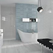 Soul White Brillo Porcelain Tile 7.5 x 30cm