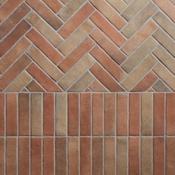 Benisa 623 Cotto Porcelain Tile 6.2 x 23.5cm