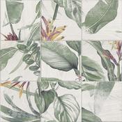 Bottega Spring Leaves Porcelain Tile 20 x 20cm