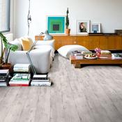 Concrete Wood Light Grey Laminate Wooden Flooring 137.87 x 19cm