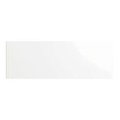 Blanco Brillo Flat Ceramic Tile 10 x 30cm