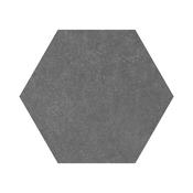 Traffic Dark Grey Hex Porcelain Tiles 25x25cm