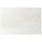 La Riviera Blanc Ceramic Tile 6.5 x 20cm image