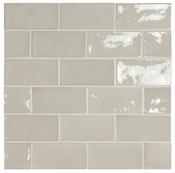 Village Silver Mist Ceramic Tile 6.5 x 13.2cm image