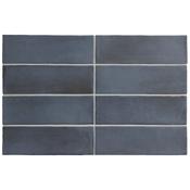 Coco Blue Night Matt Porcelain Tile 5 x 15cm