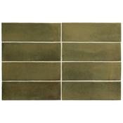 Coco Verde Matt Porcelain Tile 5 x 15cm