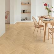 Uni Oak Herringbone Vinyl Click 12.5 x 75cm