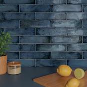 Legacy Blue Porcelain Tile 6 x 25cm image