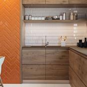 Bisel Blanco Brillo Gloss White Ceramic Tile 10 x 20cm image