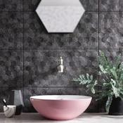 Buxy Hexagon Antracita Ceramic Tile 30 x 60cm image