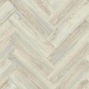 Kentucky Oak Beige Herringbone 6mm Luxury Vinyl Tile 12.6 x 63cm