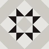 Victorian Collection Vita Compass Porcelain Tile 20 x 20cm