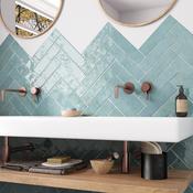Tribeca Watercolour Porcelain Tile 6 x 24.6cm