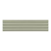 Small Format Costasera Onda Tansy Green Matt Ceramic Tile 5 x 20cm
